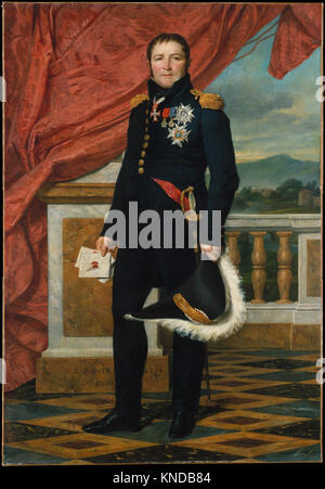 General Étienne-Maurice Gérard (1773-1852), oil painting by French Neoclassical painter Jacques Louis David (1748-1825), 1816 Stock Photo