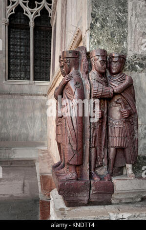 Portrait of the Four Tetrarchs St Marks Venice Stock Photo