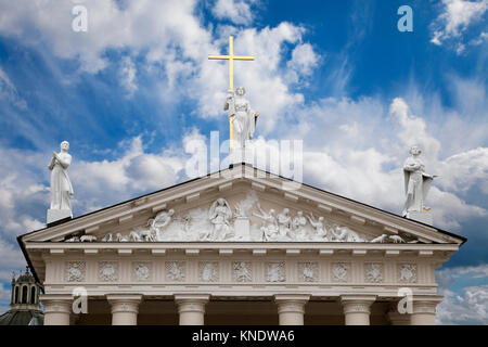 St. Stanislaus and St Ladislaus cathedral in Vilnius Stock Photo