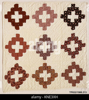 Doll Quilt, Chimney Sweep pattern MET TP652 13669 Stock Photo