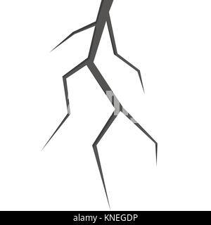 Simple crack illustration Stock Vector