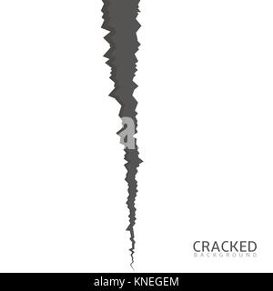 Simple crack illustration Stock Vector