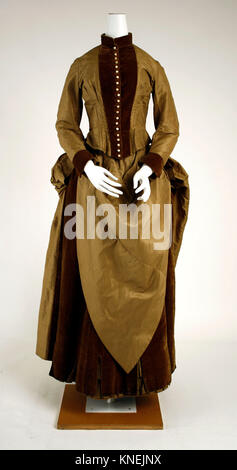 Dress. Date: ca. 1884; Culture: American; Medium: silk