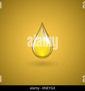 Drop of oil Stock Vector