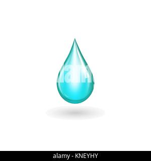 Water drop isolted Stock Vector