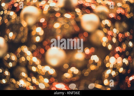 Bokeh. New Year gold bokeh background. Abstract background with colorful bokeh. Defocused. Background for Christmas cards. Beautiful blurred christmas Stock Photo