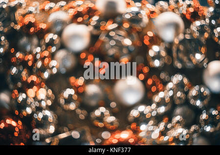 Bokeh. New Year bokeh background. Abstract background with colorful bokeh. Defocused lights. Background for Christmas cards. Beautiful blurred christm Stock Photo