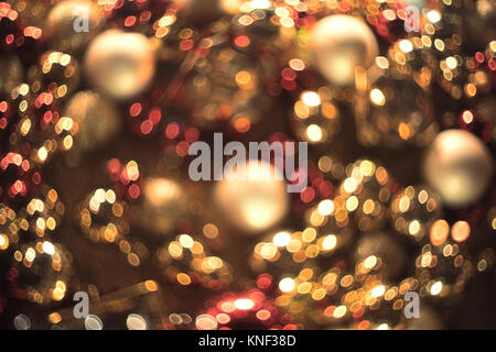 Bokeh. New Year gold bokeh background. Abstract background with colorful bokeh. Defocused. Background for Christmas cards. Beautiful blurred christmas Stock Photo