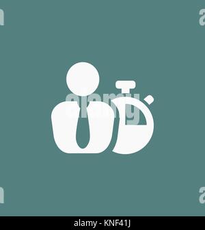 Time management icon. Deadline icon. Stock Vector