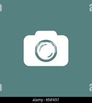 Camera icon vector illustration. Photo camera sign. Stock Vector