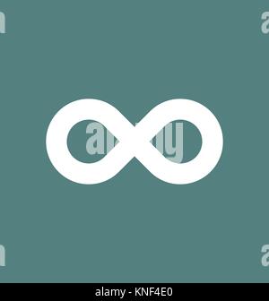 Infinity symbol icons vector illustration. Unlimited, limitless symbol, sign. Stock Vector