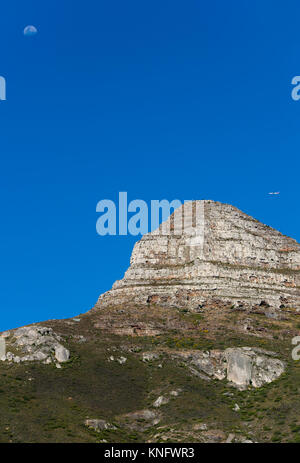 The rock formation known as Lion's Head in Cape Town, South Africa Stock Photo