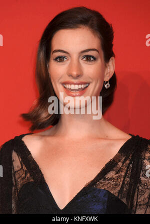 Anne Hathaway at the Cartier 100th Anniversary in America Celebration at Cartier Fifth Avenue Mansion on   in New York City. April 30, 2009 Credit: Dennis Van Tine/MediaPunch Stock Photo