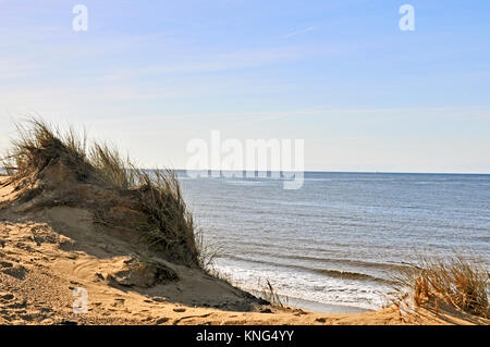 Sylt (Germany): Scene at the beach; Strand der Insel Sylt Stock Photo