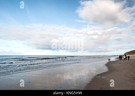 Sylt (Germany): Scene at the beach; Strand der Insel Sylt Stock Photo