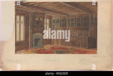 Design for dining room. Artist: Louis Comfort Tiffany (American, New York 1848-1933 New York); Maker: Tiffany Studios (1902-32); Date: late