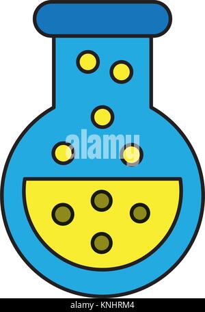 video game flask potion elixir power Stock Vector