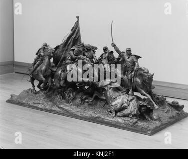 Cavalry Charge, Artist: Henry Merwin Shrady (American, New York 1871–1922 New York) 1902-16, cast 1924, American, Bronze Stock Photo