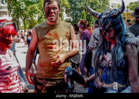 Zombie Day, Lyon, France Stock Photo