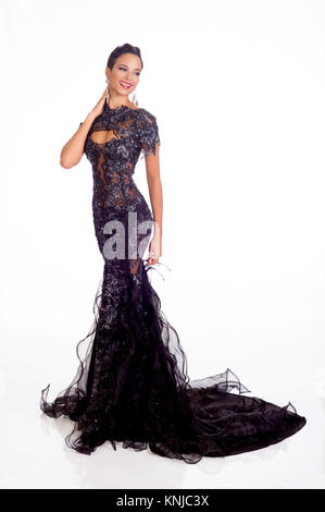 knee length dresses for ladies Floral Long Prom Formal Evening Elegant Gown 26419 by Ava Presley Royal / 14