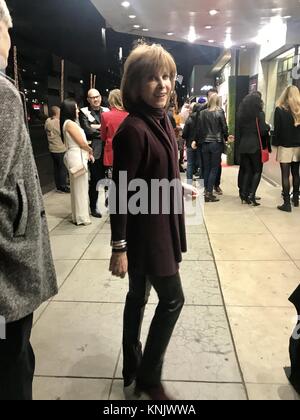 Hollywood, California, USA. 8th Dec, 2017. I15943CHW.Geoffrey Moore and Ambra Moore Presents ''AND THE WINNER ISN'T-DOCUMENTARY'' Los Angeles Premiere.Laemmle Music Hall Theatre, Beverly Hills, CA, USA.12/08/2017.STEFANIE POWERS . © Clinton H.Wallace/Photomundo International/ Photos Inc Credit: Clinton Wallace/Globe Photos/ZUMA Wire/Alamy Live News Stock Photo