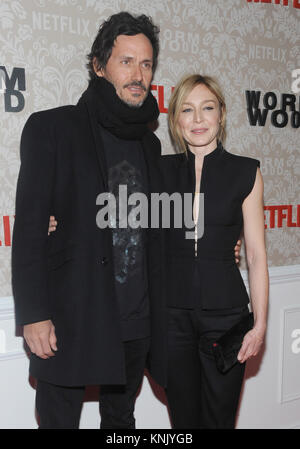 New York, NY, USA. 12th Dec, 2017. Christian Camargo and Juliet Rylance attends the 'Wormwood' New York premiere at The Campbell on December 12, 2017 in New York City. Credit: John Palmer/Media Punch/Alamy Live News Stock Photo