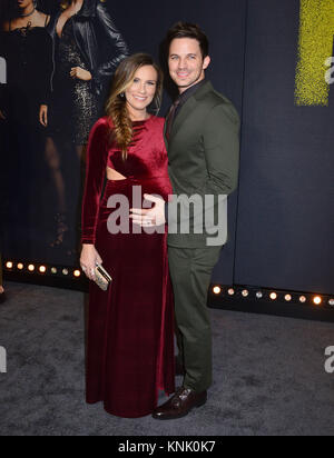 Los Angeles, USA. 12th Dec, 2017. Matt Lanter, wife Angela Stacy 103 attends the premiere of Universal Pictures' 'Pitch Perfect 3' at Dolby Theatre on December 12, 2017 in Hollywood, California Credit: Tsuni / USA/Alamy Live News Stock Photo