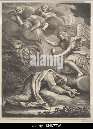 Agony in the Garden by French Artist Benoit Thiboust (1660-1719), 1680-1719 Stock Photo