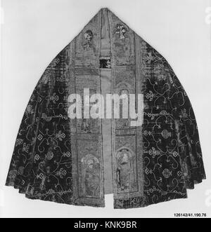 Cope, 15th century, Italian, Medium: Silk, metal thread Stock Photo