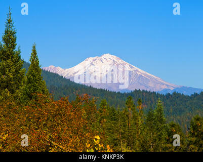 Mount Shasta in Northern California Stock Photo