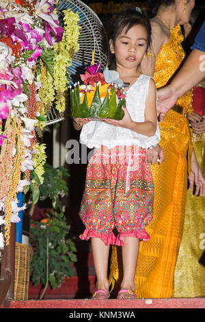 Loy Kratong festival, Bangkok, Thailand Stock Photo