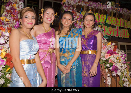 Loy Kratong festival, Bangkok, Thailand Stock Photo