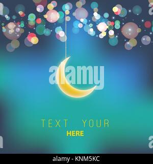 Ramadan Bokeh Stock Vector