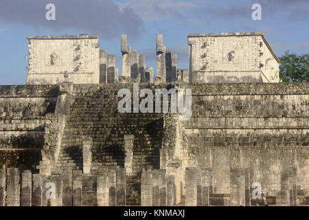 Chichén Itzá, Temple. of the Warriors, Mexico Stock Photo