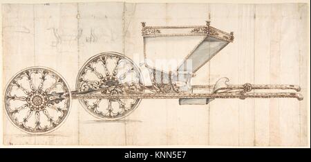 Design For A Carriage Chaise Italienne Artist Anonymous Italian First Half Of The 18th Century Dimensions 8 7 16 X 18 1 8 In 21 5 X 46 Cm Date 18th Century Museum Metropolitan Museum Of Art