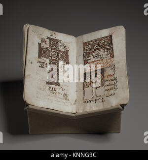 An illustration of the Coptic Liturgical Codex MET 19.196.5 showing ...