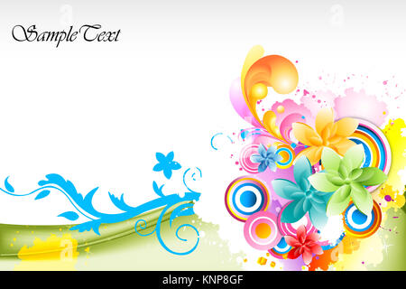 illustration of abstract colorful vector background Stock Photo