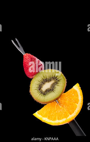 fruits on the stick Stock Photo