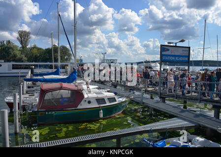 Wannseefaehre, Kladow, Spandau, Berlin, Germany, Deutschland Stock Photo