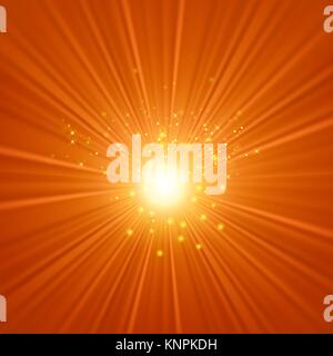 Abstract Sun Background Stock Vector