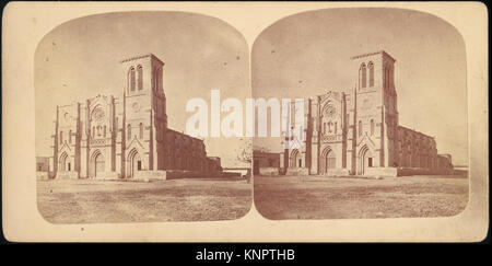 -Group of 4 Stereograph Views of California Missions- MET DP75067 288146 Stock Photo