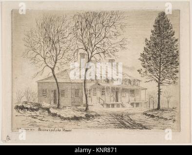 Somerindyck House, Bloomingdale Road (from Scenes of Old New York). Artist: Henry Farrer (American, London 1844-1903 New York); Date: 1870; Medium: