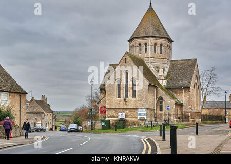 The catholic church of The Most Holy Name of Jesus at the corner of West street and Mill road in country town of Oundle, Northamptonshire, England. Stock Photo