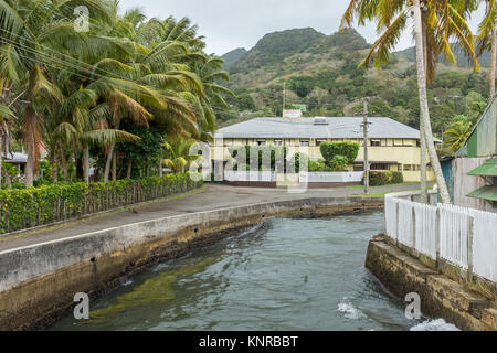 Royal Hotel, Levuka, Main Street, Ovalau, World Heritage Site, Fiji Islands - oldest in the South Pacific Stock Photo