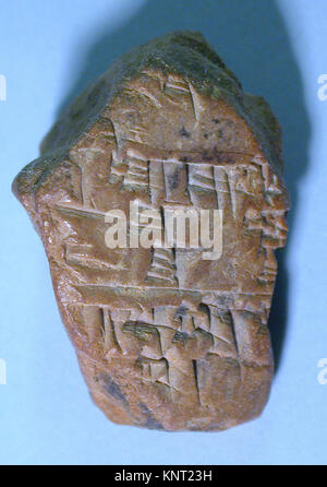 Wedge Shape Inscriptions Cuneiform tablet: fragment of an Emesal prayer, ca. 2nd–1st century B.C ...