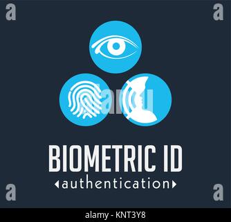 Logo - Biometric ID authentication – stock illustration Stock Vector ...