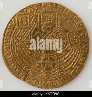 Coin with Rose Noble and Edward IV MET sf03-20s1 475175 Stock Photo