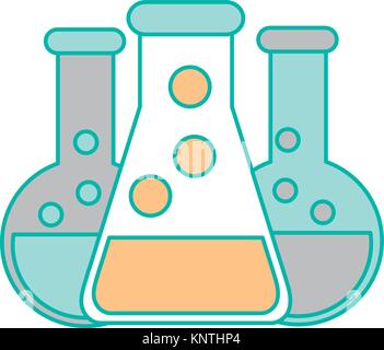 Isolated flask design Stock Vector