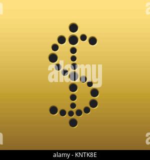 Creative Dollar sign Stock Vector