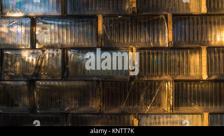 glass block with reflection Stock Photo